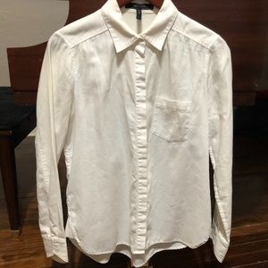 BCBGMaxazria White Button-Down
